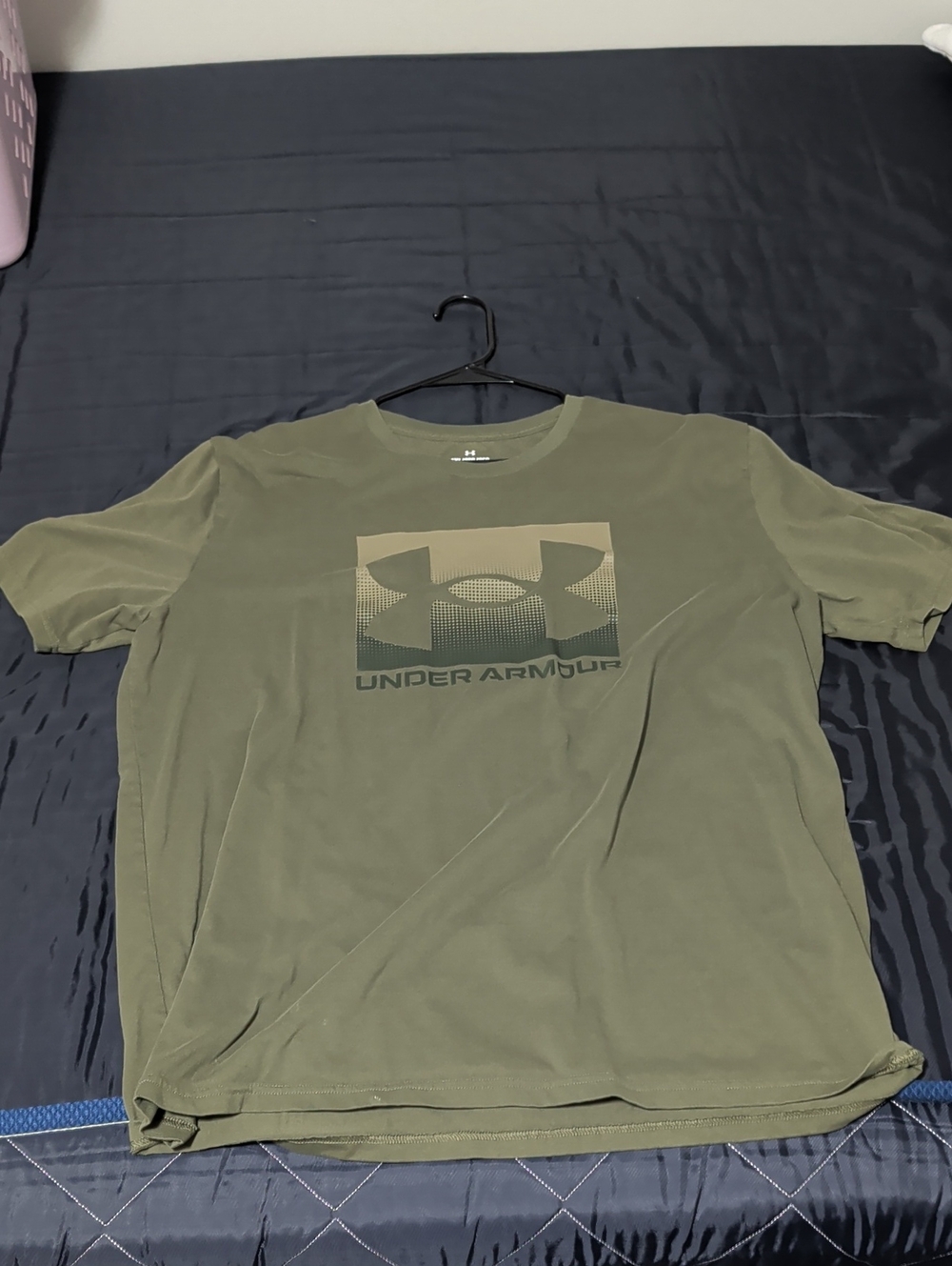 Under Armour Olive Green Short-Sleeve Logo Tee